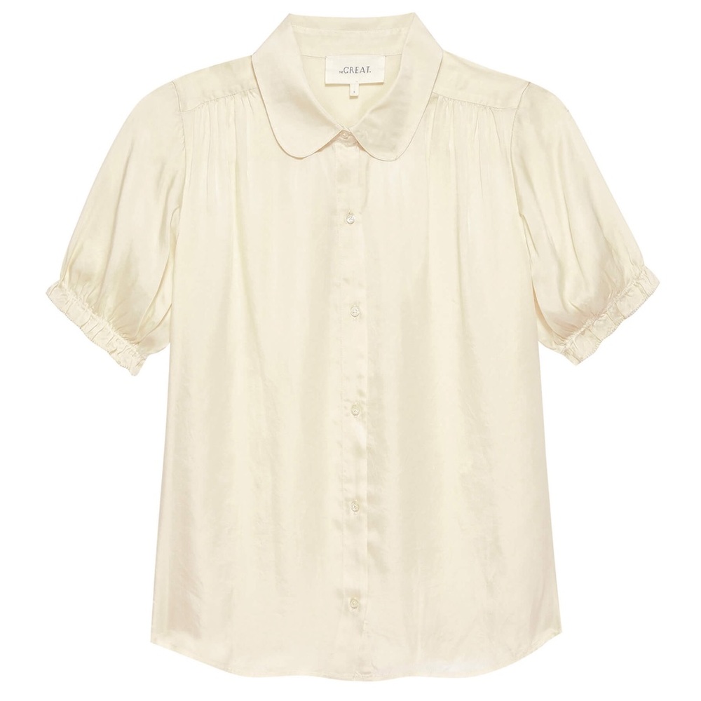 The Great - The Kerchief Top in Ivory